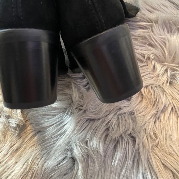 Stuart Weitzman The Tieland Boot Black Suede 9 - Picture 5 of 9